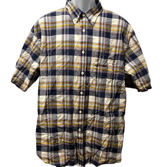 Surf Pendleton Short Sleeve Button Up Shirt Multi-Color Plaid Men’s Size XL - Picture 1 of 6